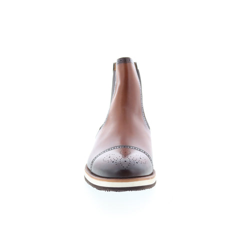 Mezlan Mez385 Mens Brown Leather Slip On Chelsea Boots