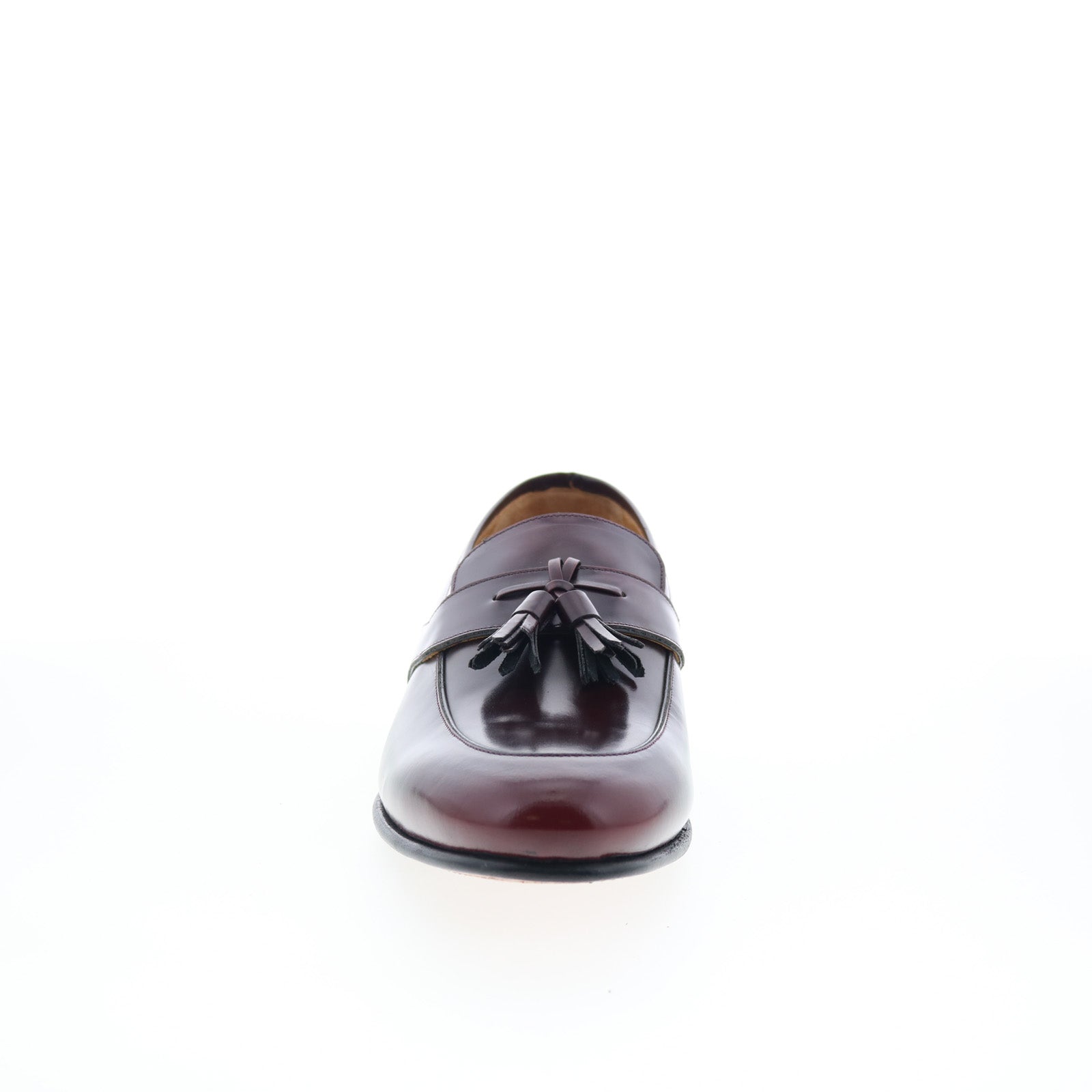 Mezlan Men\'s Deep Burgundy Loafers Vintage Mezlan Hand Made Burgundy Lizard Skin Tassel Loafers  main image 3