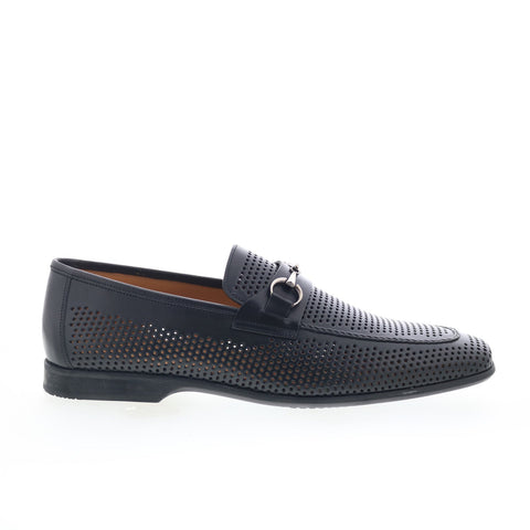 Mezlan Mez393 Mens Black Leather Loafers & Slip Ons Casual Shoes
