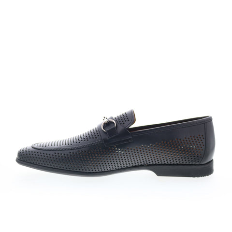 Mezlan Mez393 Mens Black Leather Loafers & Slip Ons Casual Shoes