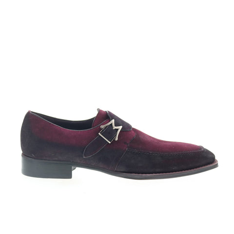 Mezlan Mez396 Mens Burgundy Suede Loafers & Slip Ons Casual Shoes