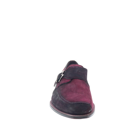 Mezlan Mez396 Mens Burgundy Suede Loafers & Slip Ons Casual Shoes