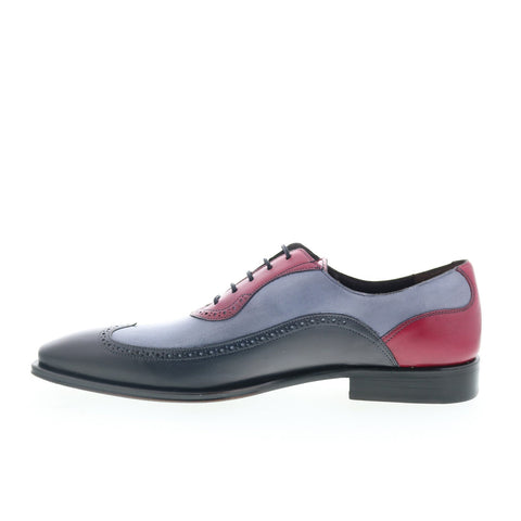 Mezlan Mez398 Mens Gray Leather Oxfords & Lace Ups Casual Shoes
