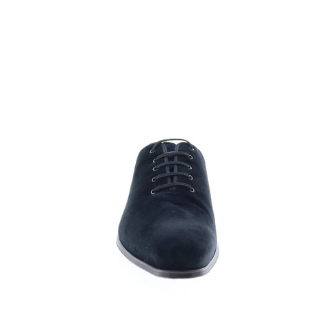Mezlan Mez399 Mens Black Canvas Oxfords & Lace Ups Plain Toe Shoes