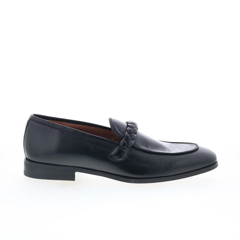 Mezlan Mez400 Mens Black Leather Loafers & Slip Ons Casual Shoes
