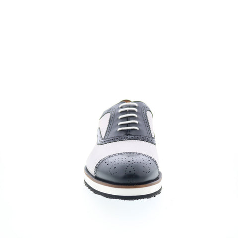 Mezlan Mez404 Mens Black Leather Oxfords & Lace Ups Cap Toe Shoes