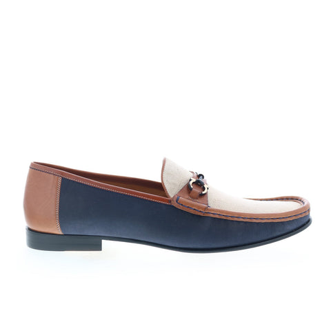 Mezlan Mez405 Mens Brown Leather Loafers & Slip Ons Casual Shoes