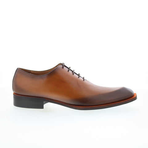 Mezlan Mez407 Mens Brown Leather Oxfords & Lace Ups Plain Toe Shoes