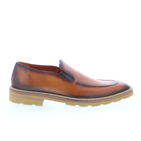 Mezlan Mez417 Mens Brown Leather Loafers & Slip Ons Casual Shoes