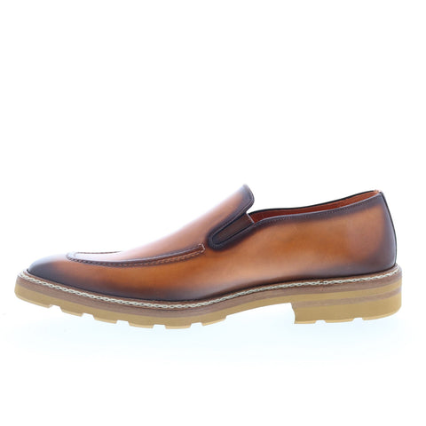 Mezlan Mez417 Mens Brown Leather Loafers & Slip Ons Casual Shoes