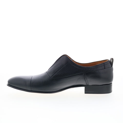 Mezlan Mez423 Mens Black Leather Loafers & Slip Ons Casual Shoes