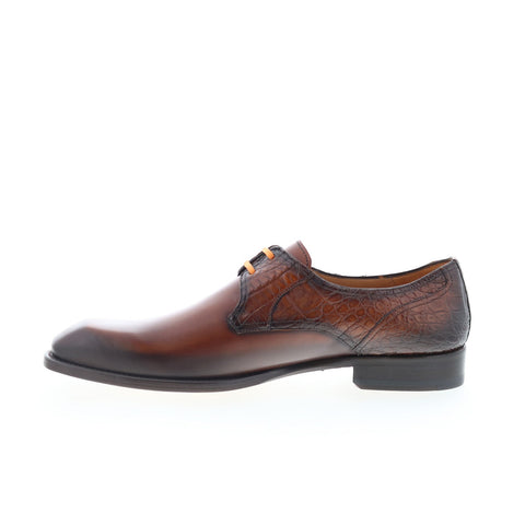 Mezlan Mez431 Mens Brown Leather Oxfords & Lace Ups Plain Toe Shoes
