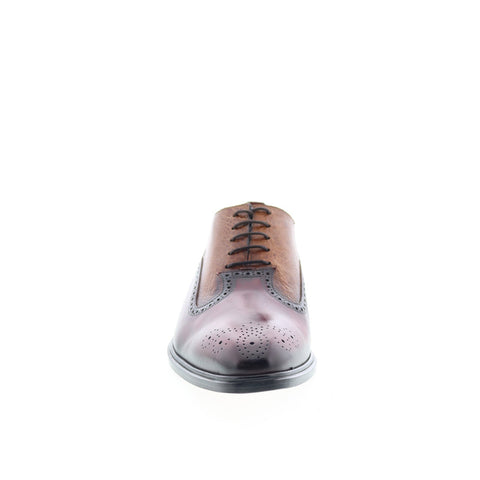 Mezlan Mez433 Mens Burgundy Leather Oxfords & Lace Ups Casual Shoes