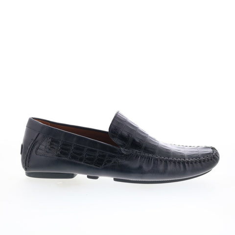 Mezlan Mez434 Mens Black Leather Loafers & Slip Ons Casual Shoes