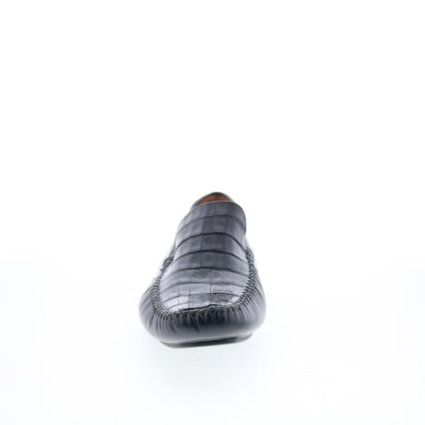 Mezlan Mez434 Mens Black Leather Loafers & Slip Ons Casual Shoes