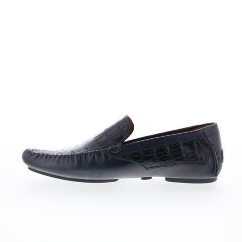 Mezlan Mez434 Mens Black Leather Loafers & Slip Ons Casual Shoes