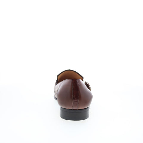 Mezlan Mez449 Mens Brown Leather Hook & Loop Sport Sandals Shoes