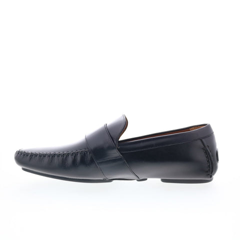 Mezlan Mez453 Mens Black Leather Loafers & Slip Ons Casual Shoes