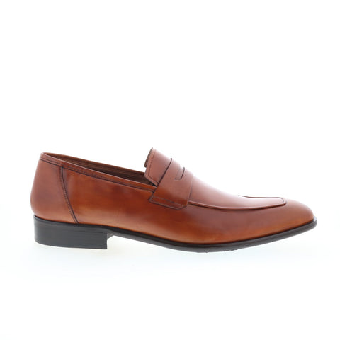 Mezlan Mez454 Mens Brown Leather Loafers & Slip Ons Penny Shoes