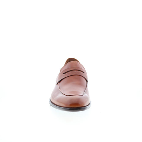 Mezlan Mez454 Mens Brown Leather Loafers & Slip Ons Penny Shoes