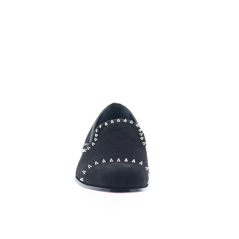 Mezlan Mez456 Mens Black Suede Loafers & Slip Ons Casual Shoes