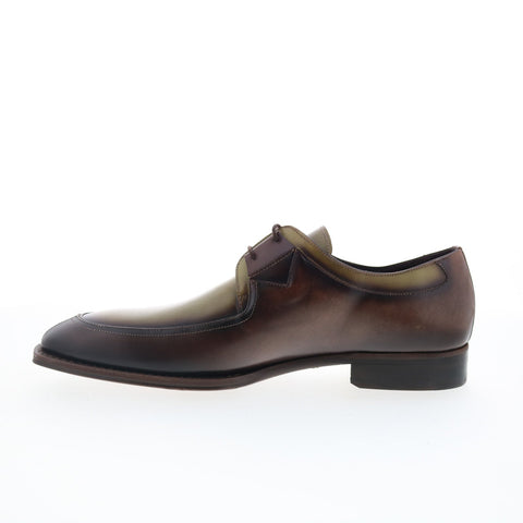 Mezlan Mez461 Mens Green Leather Oxfords & Lace Ups Casual Shoes