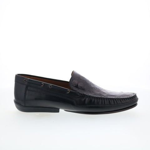Mezlan Mez468 Mens Black Leather Loafers & Slip Ons Casual Shoes