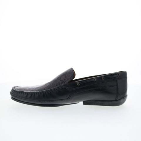 Mezlan Mez468 Mens Black Leather Loafers & Slip Ons Casual Shoes