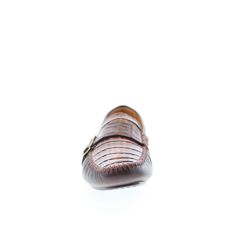 Mezlan Mez470 Mens Brown Leather Loafers & Slip Ons Casual Shoes