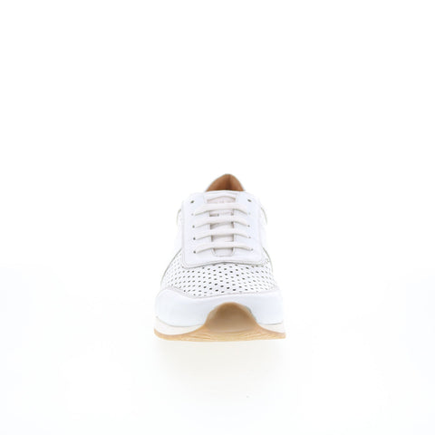 Mezlan Mez55 Mens White Leather Lace Up Lifestyle Sneakers Shoes