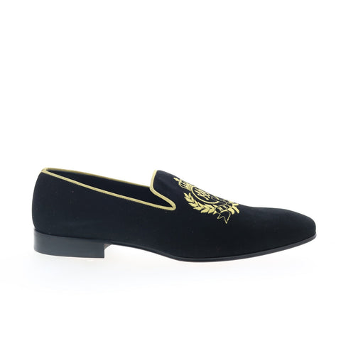 Mezlan Mez59 Mens Black Suede Loafers & Slip Ons Casual Shoes