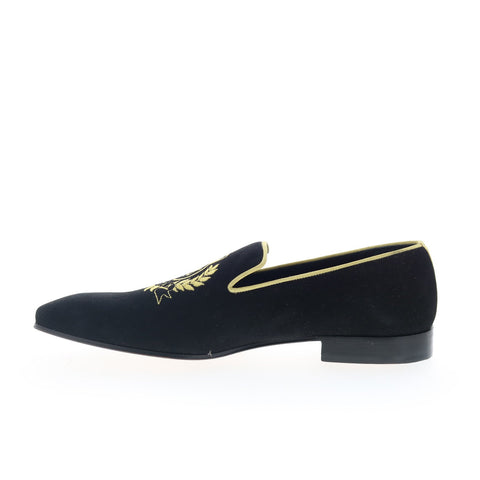 Mezlan Mez59 Mens Black Suede Loafers & Slip Ons Casual Shoes