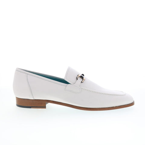 Mezlan Mez5 Mens White Suede Slip On Loafers & Slip Ons Casual Shoes