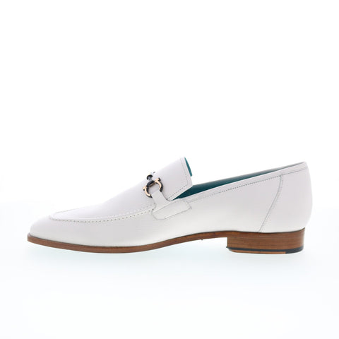 Mezlan Mez5 Mens White Suede Slip On Loafers & Slip Ons Casual Shoes
