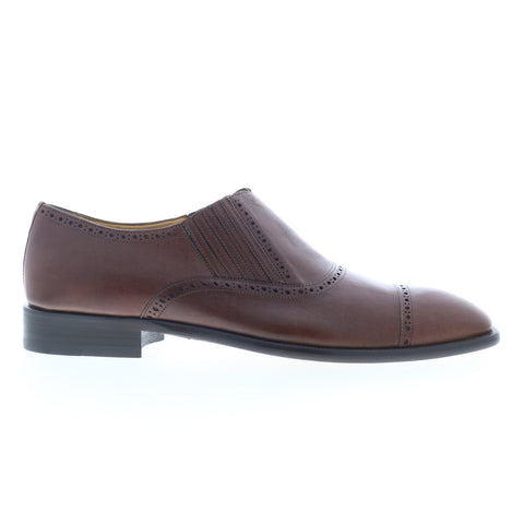 Mezlan Mez63 Mens Brown Leather Loafers & Slip Ons Casual Shoes