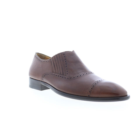 Mezlan Mez63 Mens Brown Leather Loafers & Slip Ons Casual Shoes
