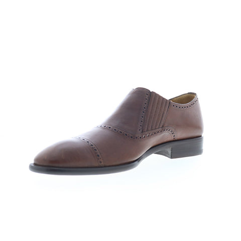 Mezlan Mez63 Mens Brown Leather Loafers & Slip Ons Casual Shoes