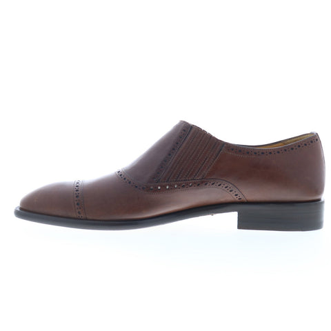 Mezlan Mez63 Mens Brown Leather Loafers & Slip Ons Casual Shoes