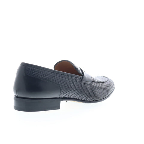 Mezlan Mez64 Mens Black Leather Loafers & Slip Ons Penny Shoes