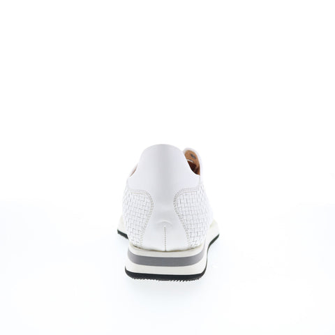 Mezlan Mez66 Mens White Leather Lace Up Lifestyle Sneakers Shoes
