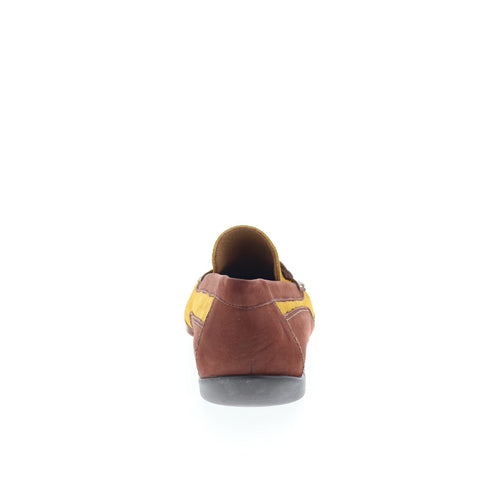 Mezlan Mez69 Mens Yellow Suede Loafers & Slip Ons Casual Shoes