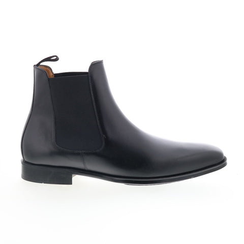 Mezlan Mez6 Mens Black Leather Slip On Chelsea Boots