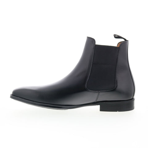 Mezlan Mez6 Mens Black Leather Slip On Chelsea Boots