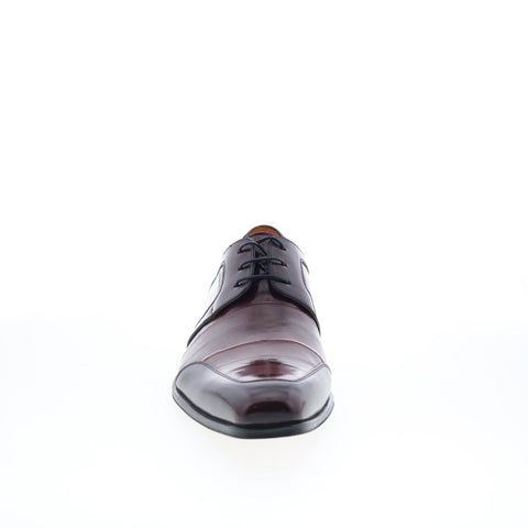 Mezlan Mez72 Mens Burgundy Leather Oxfords & Lace Ups Casual Shoes