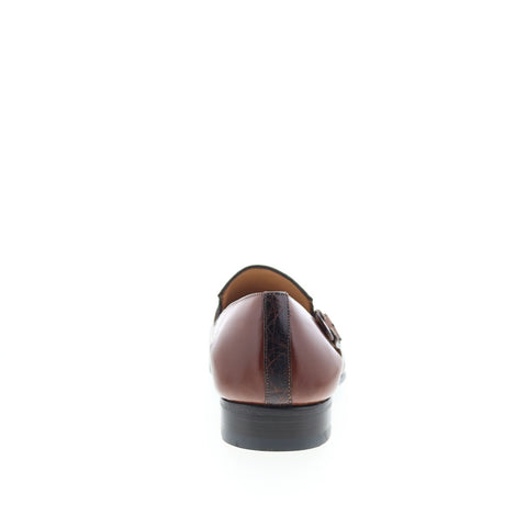 Mezlan Mez74 Mens Brown Leather Hook & Loop Sport Sandals Shoes