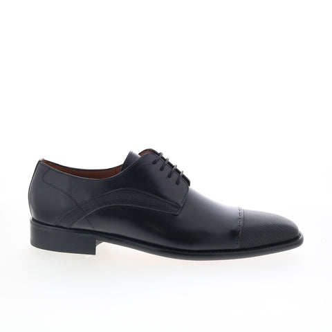 Mezlan Mez86 Mens Black Leather Oxfords & Lace Ups Cap Toe Shoes