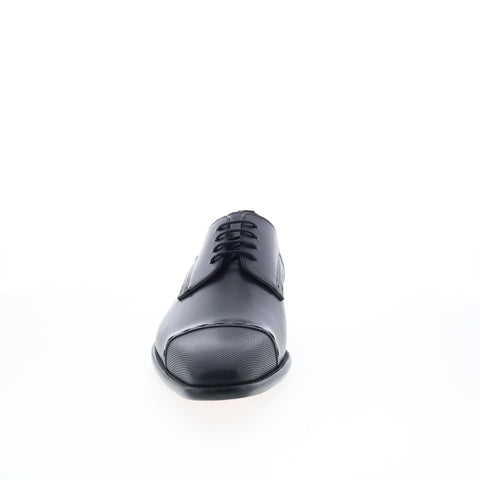 Mezlan Mez86 Mens Black Leather Oxfords & Lace Ups Cap Toe Shoes