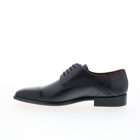 Mezlan Mez86 Mens Black Leather Oxfords & Lace Ups Cap Toe Shoes