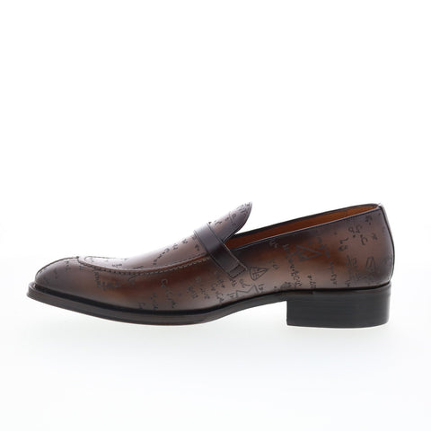 Mezlan Mez90 Mens Brown Leather Loafers & Slip Ons Casual Shoes