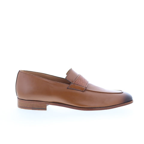 Mezlan Mez93 Mens Brown Leather Loafers & Slip Ons Casual Shoes